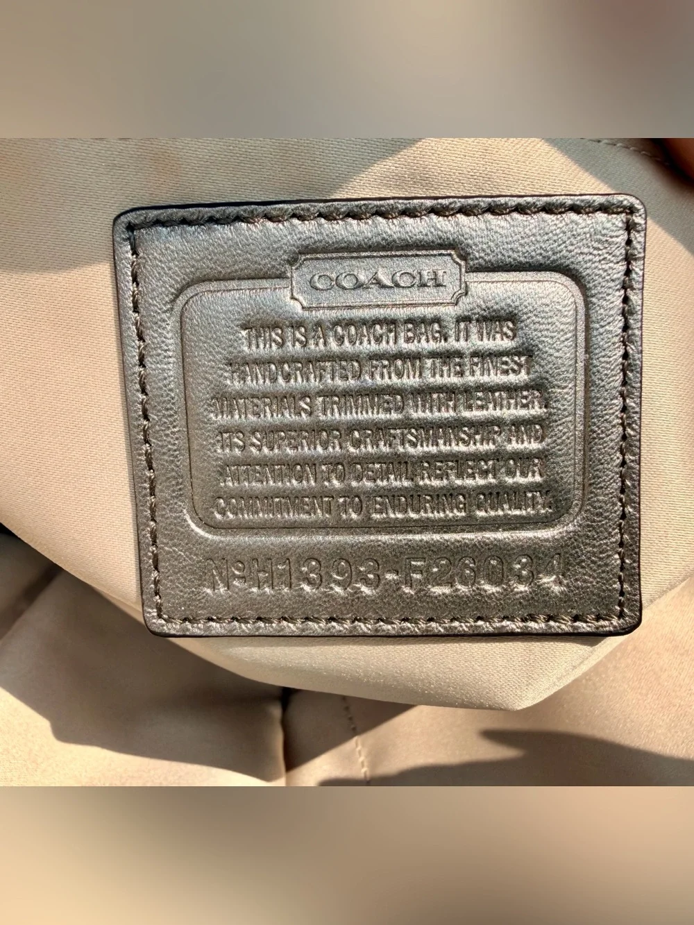 Coach rare piece